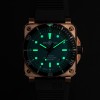 Bell & Ross BR 03-92 Diver Black and Green Bronze 42mm Auto BR0392-D-LT-BR/SRB