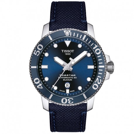 Tissot Seastar 1000 Powermatic 80 Silicium 43mm Auto T1204071704101