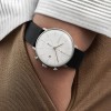 Junghans Max Bill Chronoscope Bauhaus 40mm Auto 027/4303.02