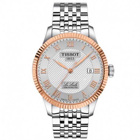 Tissot Le Locle COSC 39mm 18K Gold Bezel Auto T9324084103300