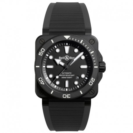 Bell & Ross BR-03 Diver Black Matte Ceramic 42mm Auto BR03A-D-BL-CE/SRB