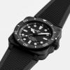 Bell & Ross BR-03 Diver Black Matte Ceramic 42mm Auto BR03A-D-BL-CE/SRB