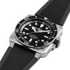 Bell & Ross BR-03 Diver Black Steel 42mm Auto BR03A-D-BL-ST/SRB