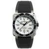 Bell & Ross BR-03 Diver White Steel 42mm Auto BR03A-D-WH-ST/SRB