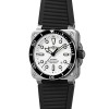 Bell & Ross BR-03 Diver White Steel 42mm Auto BR03A-D-WH-ST/SRB