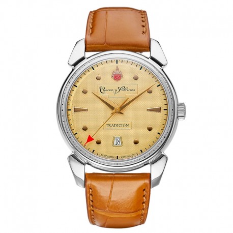Cuervo y Sobrinos Historiador Tradición 40mm Auto 3195.1TCH